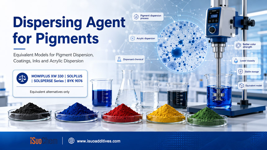 Pigment dispersion process with dispersing agent